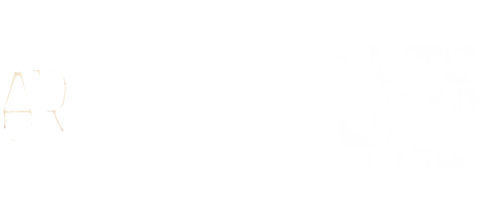 AJREarlyReleases and Let's Go Music Festival Logo